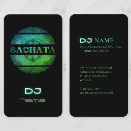 Visita Tarjeta de presentación Bachata DJ