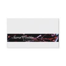 Tarjeta de presentación Bartender Script Wine Flow