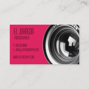 Visita Tarjeta de presentación básica de fotografía (R