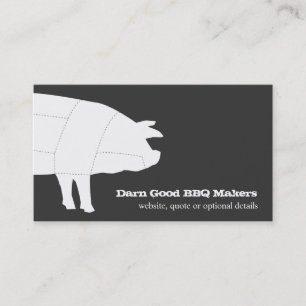 Visita Tarjeta de presentación BBQ Pig