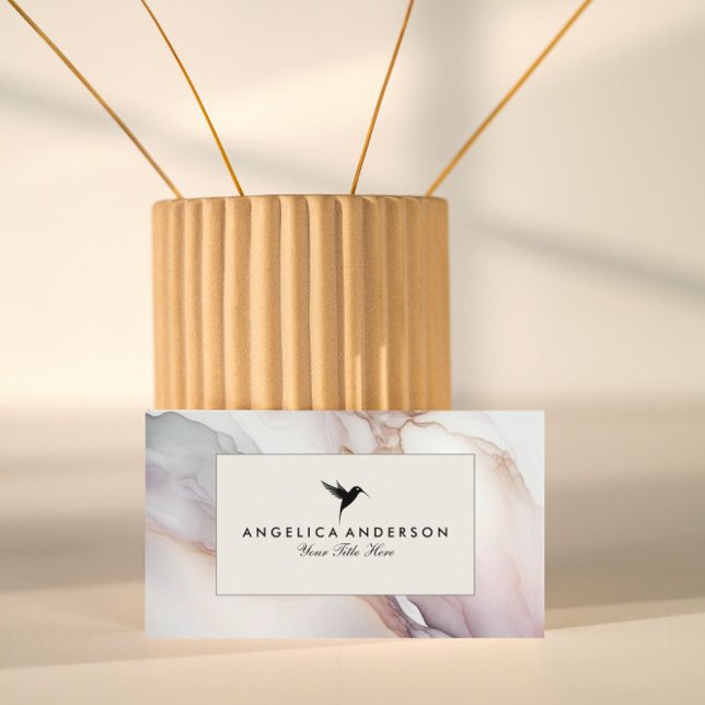 Visita Tarjeta de presentación Black Humming Bird Texble (Subido por el creador)