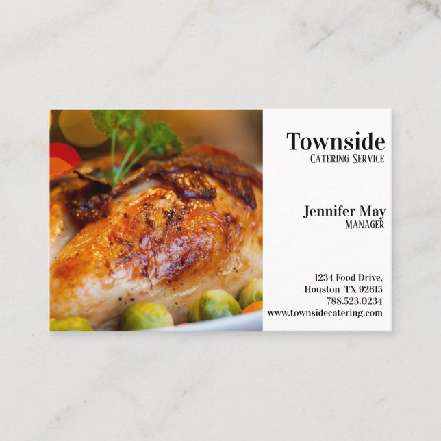 Visita Tarjeta de presentación blanca (Anverso)