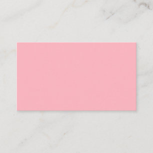 Visita Tarjeta de presentación blanda rosa en blanco