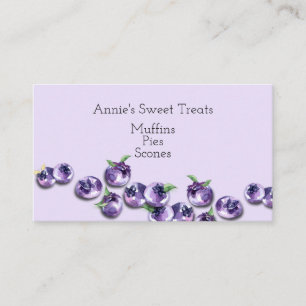 Visita Tarjeta de presentación Blueberry Design