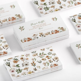 Visita Tarjeta de presentación Boho Flora Baby Shower Dia