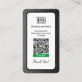 Visita Tarjeta de presentación BOHO Google Review