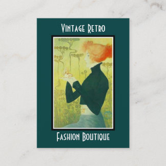 Visita Tarjeta de Presentación Boutique de Moda Vintage R