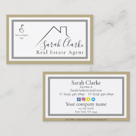 Visita Tarjeta de presentación C21 Black Rooftop