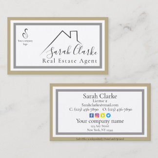 Visita Tarjeta de presentación C21 Black Rooftop