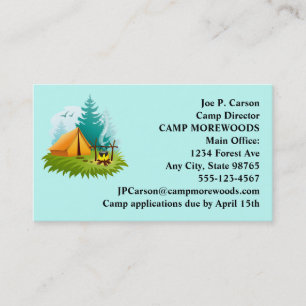 Visita Tarjeta de presentación: Campamento Camping Camper