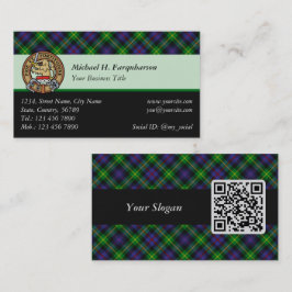 Visita Tarjeta de presentación Clan Farquharson Tartan