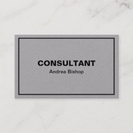 Visita Tarjeta de presentación clásica de marco limpio si