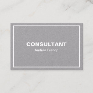 Visita Tarjeta de presentación clásica de marco limpio si