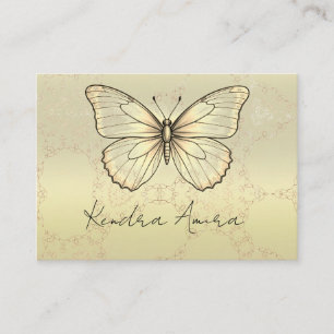 Visita Tarjeta de presentación clásica de mariposa elegan