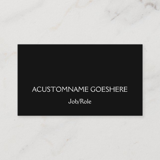 Visita Tarjeta de presentación clásica tradicional (Anverso)