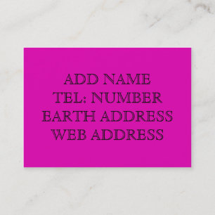 Visita Tarjeta de presentación color sólido púrpura