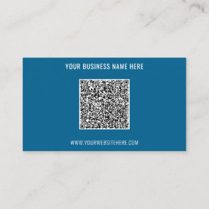 Visita Tarjeta de Presentación Comercial con Código QR y 
