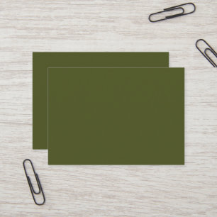 Visita Tarjeta de presentación comercial verde del ejérci