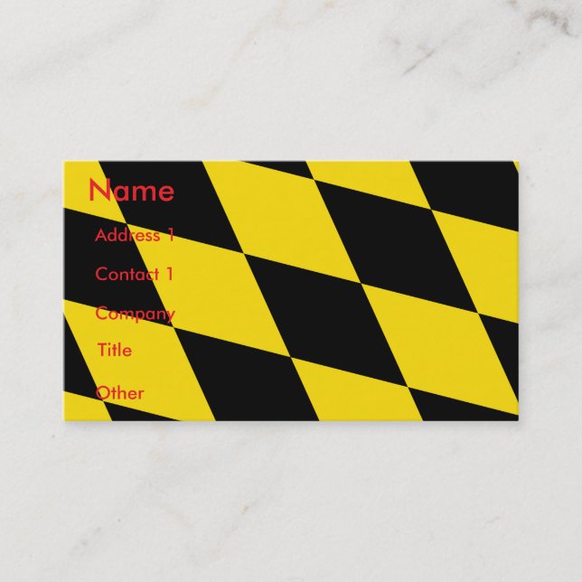 Visita Tarjeta de presentación con bandera de Múnich, Ale (Anverso)