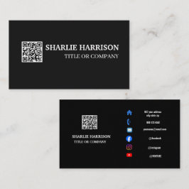 Visita Tarjeta de Presentación con Código QR