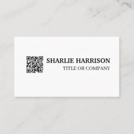 Visita Tarjeta de presentación con código QR