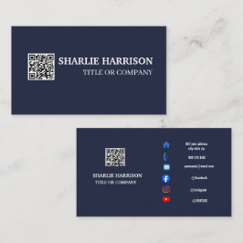 Visita Tarjeta de Presentación con Código QR