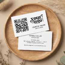 Tarjeta de Presentación con Código QR | Diseño Mod