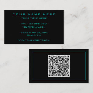 Visita Tarjeta de presentación con código QR - Elegir col