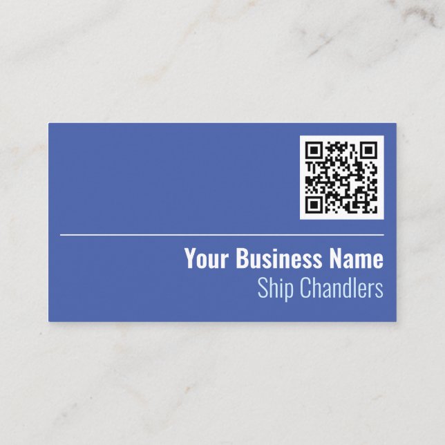 Visita Tarjeta de presentación con código QR para proveed (Reverso)