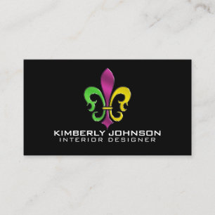 Visita Tarjeta de presentación con diseño elegante de flo