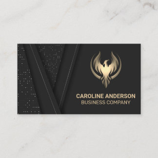 Visita Tarjeta de presentación con el logotipo de Golden 