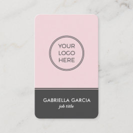 Visita Tarjeta de presentación con el logotipo de negocio