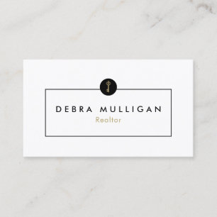 Visita Tarjeta de presentación con el logotipo inmobilia