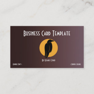 Visita Tarjeta de presentación con el logotipo Silhouett