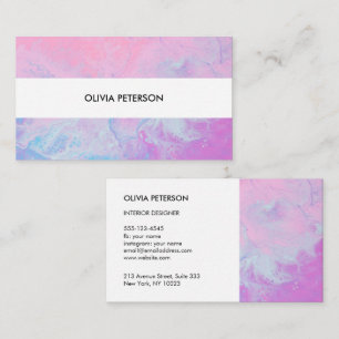 Visita Tarjeta de presentación con estilo brillante de fo