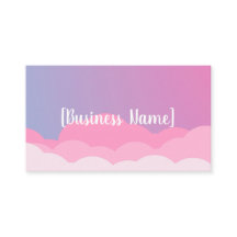 Tarjeta de presentación con gradiente de pastel y