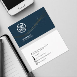 Visita Tarjeta de presentación con iconos de redes social