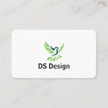 Tarjeta de presentación con logotipo de fénix mode