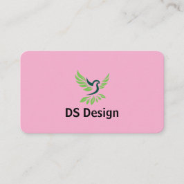 Visita Tarjeta de presentación con logotipo de fénix mode