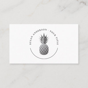 Visita Tarjeta de presentación con logotipo de piña