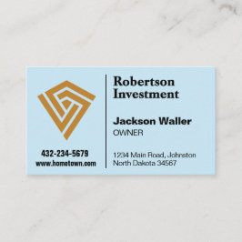 Visita Tarjeta de presentación con logotipo minimalista p