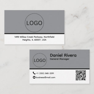 Visita Tarjeta de presentación con logotipo personalizado