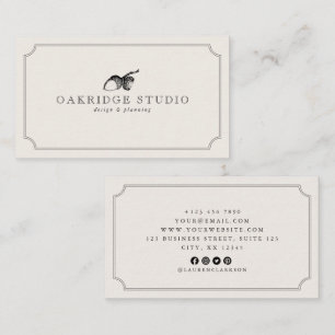 Visita Tarjeta de presentación con logotipo prediseñado d