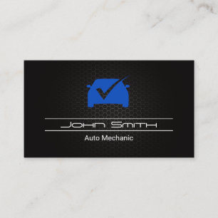Visita Tarjeta de presentación con marca de verificación 
