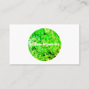 Visita Tarjeta de presentación con sensación orgánica de 