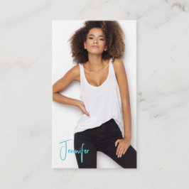 Visita Tarjeta de presentación con talento de firma | 2 F