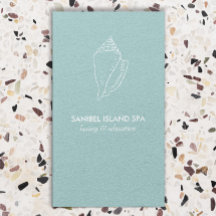 Tarjeta de presentación con temas náuticos