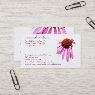 Visita Tarjeta de presentación Cone Flower