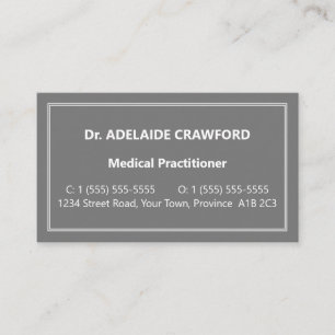 Visita Tarjeta de presentación conservadora y neutral