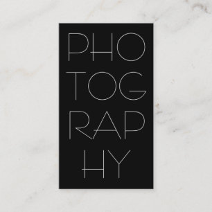 Visita Tarjeta de presentación contemporánea de fotografí